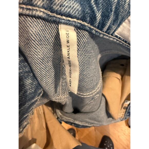 Rag & Bone New York High-Rise Ankle Wide Leg Jeans – Size 29 - Picture 4 of 6